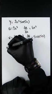 Differentiation: Using The Product Rule To Find Derivatives Feat. Trigonometric Function