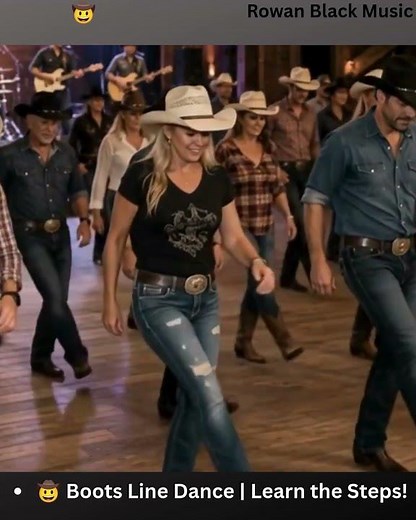 🤠 Boots Line Dance | Learn the Steps! #bootslinedance
