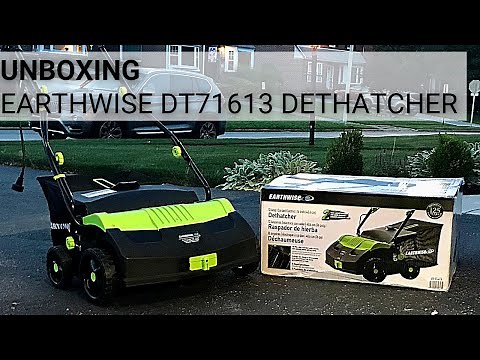 Unboxing the Earthwise DT71613 Dethatcher // First Impressions