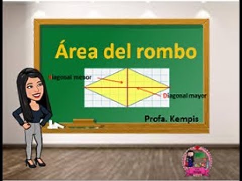 Área del rombo