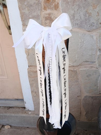 Bride Boot Bow: White Lace Bridal Shower Wear, Western Accessories - Etsy