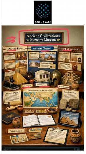 Project Based Learning Examples | Ancient Civilizations Interactive Museum Exhibit | Scienovate