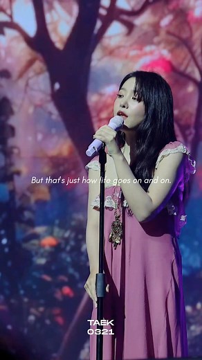 55K views · 2.6K reactions | yeri singing her new self-composed english song “Nothing Was Easy For a Little Girl” at her first fan meeting in HongKong!! 凉 original video credits to @.Taek0321 on X. | Margaux Sabrina Reve | Facebook