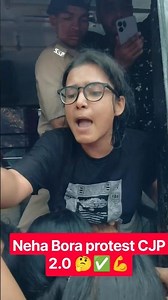 Neha Bora protest CJP #nehabora #trend #cjp #delhi