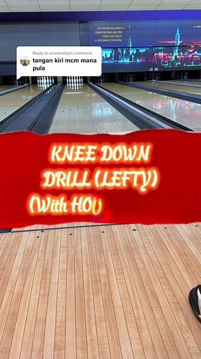 Left-Handed Bowling Techniques Tutorial: Knee Down Drill