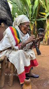2.4M views · 20K reactions | An elder enjoying a moment of reflection with a traditional Huka in Dorze Village, Ethiopia — a cultural practice deeply rooted in the community’s heritage and social life. #ethiopia #travel #huka #visit | Ethiopian Photography Tours | Facebook