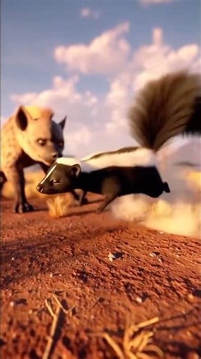 Skunk Uses Its Full Power — The Ultimate Spray Attack 💨🦨💥😂