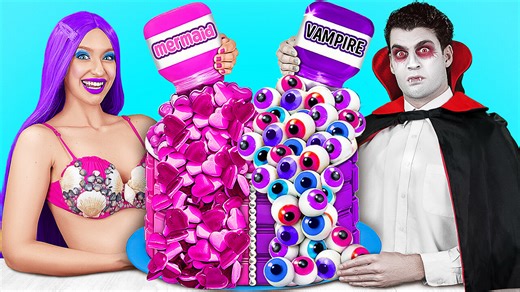 Vampire And Mermaid Cooking : Who Made the Most Delicious Recipes?