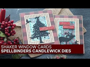 Christmas Shaker Cards with Becca Feeken's Candlewick Collection