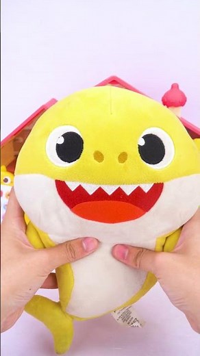Unboxing and Review Pinkfong Yellow Baby Shark Plush | ASMR Video