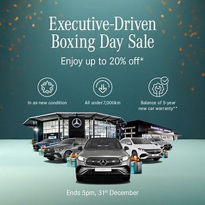Our Executive Driven Boxing Day Sale on now at Mercedes-Benz Berwick. - Enjoy up to 20%* off - Over 120 vehicles to choose from - Ready for immediate delivery - In as-new condition - Less than 7,000 kms - Balance of 5 year new car warranty* While stocks last. Ends 5pm New Years Eve. *T&C's apply. 📞 1300 MBB MBB 📱 0480 019 178 📍 518 Princes Hwy | Mercedes-Benz Berwick