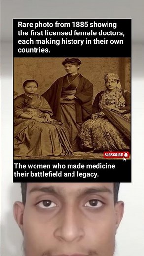 “Rare 1885 Photo of the World’s First Female Doctors 👩‍⚕️ — Breaking Barriers in History!”