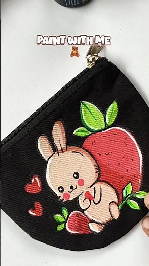 cute painting ideas/ easy acrylic painting tutorial #shorts