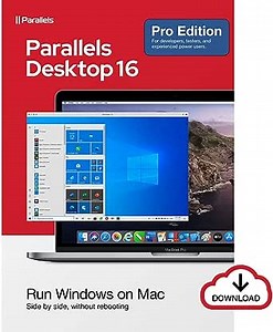 Parallels Desktop Pro 16 for Mac | Run Windows on Mac Virtual Machine Software | 1-Year Subscription [Mac Download] [Old Version]