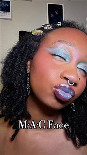 kinda reminds you of 60s makeup, no?🪼🧞‍♀️ ‪@maccosmetics‬ #maccosmetics #clubmac #makeupvideo
