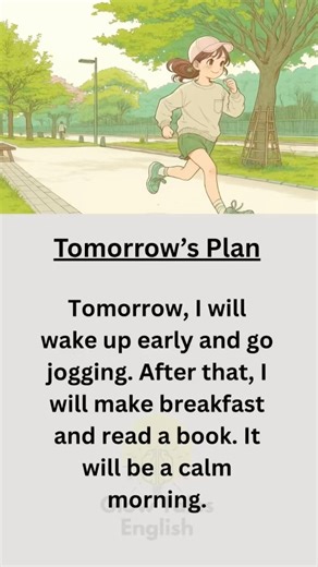 Tomorrow’s Plan #learningenglish #learning #learn #english #englishspeaking #englishlearning