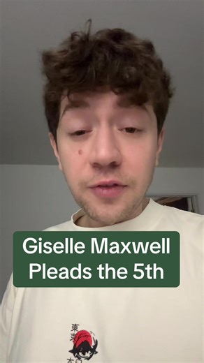 Giselle Maxwell is pleading the 5th until she gets immunity. This is why I’m against human rights #politicaltiktok #giselle #maxwell #politics #fyp