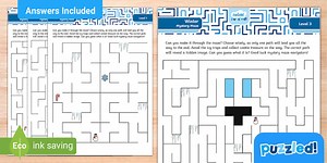 Winter Maze - Multiple Choice Challenge