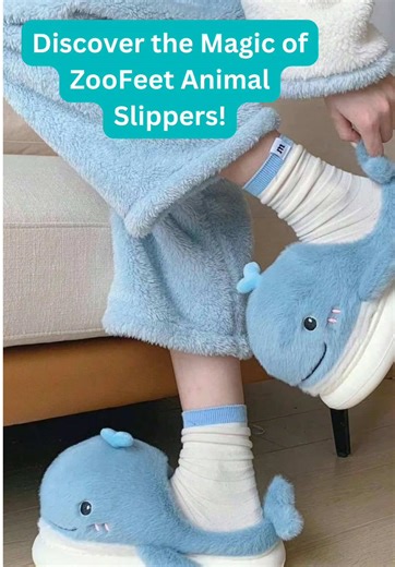 Step into comfort and style with ZooFeet! 🦁🐾 Discover the cutest animal slippers that will keep your feet cozy and your spirits high. Follow us @zoofeetstore for more fun and furry designs! 🦄✨ #AnimalSlippers #ZooFeet #cozyandcute