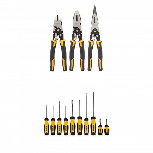 DEWALT Compound Plier Set (3-Pack) and Phillips Screwdriver Set (10-Piece) Combo - The Home Depot
