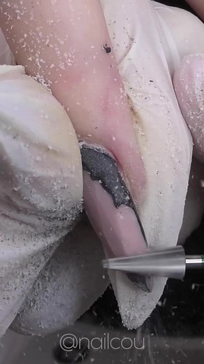 Extra Thick Product Removal in Nail Salon