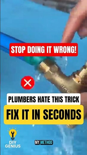 Make Your Pipe Threads Stronger! Simple Trick Plumbers Don’t Show You #diy #lifehacks #shorts