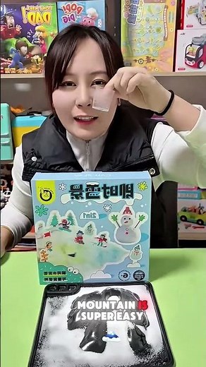 ❄️ DIY Colorful Snow Mountain & Snowman Fun ⛄ | Amazing Snow Powder Toy for Kids