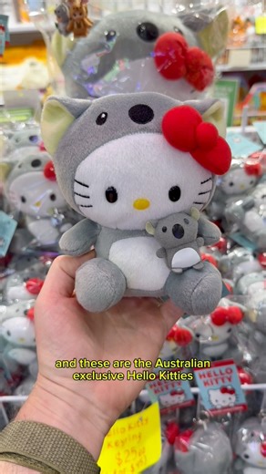 11K views · 310 reactions | Australian exclusive Monchhichi, Hello Kitty and Kewpie Doll plushes and keyrings from Sydney Souvenirs at Paddy’s Markets! I hope they make some different Aussie Sanrio characters next! Hangyodon as a platypus would be awesome. (PR/Gifted) #sanrio #hellokitty #monchhichi #kewpie #sydneysouvenirs | Levins Online | Facebook