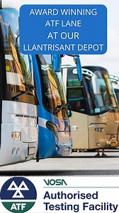 👉 At our Llantrisant depot, we proudly operate our award-winning ATF (Authorised Testing Facility) lane, catering to HGVs, PSVs, trailers, and more. Ensure your vehicle meets legal standards with our comprehensive testing service. Call us today at 01443 215288 to learn more or to book your appointment. 🚛 #ATFLane #VehicleTesting #DepotServices #Llantrisant #VehicleMaintenance #edwardscoaches | Edwards Coaches