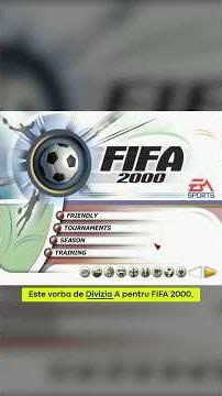 Ai jucat vreodată FIFA 2000 cu Divizia A? 😱 #fotbal #romania #retro
