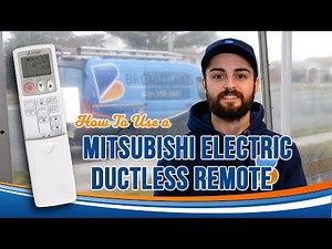 How to Use a Mitsubishi Electric Ductless Remote - Broadley's Plumbing, Heating & Air Conditioning
