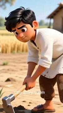 एक गरीब किसान | हिंदी कार्टून शॉर्ट्स | City story 100m