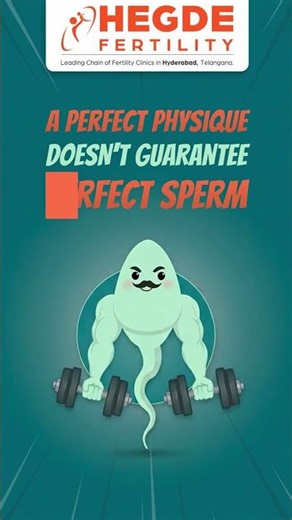 Perfect Physique Doesn't Guarantee Perfect Sperm | Low Sperm Count | Low Sperm Motility #Sperm