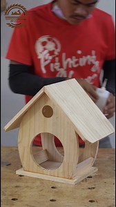 Turn log into most amazing wooden bird house and bird feeder #carpenter #woodworking #homedecor #carpentry #handmade #woodcraft #woodwork #woodreview #backyardbirding #birdwatching #naturelovers #birdfeeder | Woodworking TV