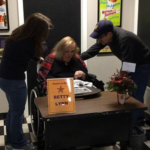 12K views · 267 reactions | Betty Lynn did more than just sign autographs and greet fans today. She was able to participate in Nick & Madeline’s engagement! #❤️ #sosweet #congratulations Lots of ❤️ to you guys from your friends at the Andy Griffith Museum #loveisintheair | Andy Griffith Museum | Facebook