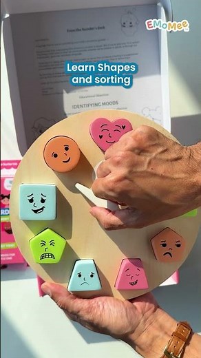 Shape Sorter Kit | Unboxing Toys For Kids | Learn to Sort, Share, and Express | EMoMee