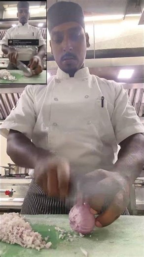 Ultra Fast Onion Chop 🔥 Chef Speed Knife Skills #KnifeSkills #shorts #5millionviews