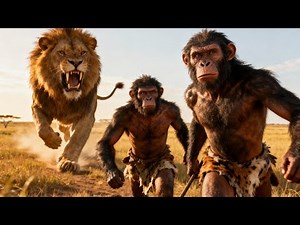 One Millions of Years Ago | Early Humans vs The Monster Lion