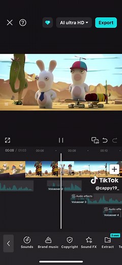 Rabbids invasion voiceover #capcut #voiceover #tik_tok #rabbidsinvasion #viralvideos