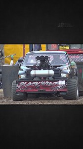 "Black Widow" Super Modified 4wd Pulling Truck! OSTPA - #Truck #TruckPulling #Supercharged #4x4 | JP Pulling Productions