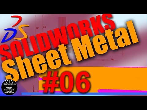 SOLIDWORKS Sheet Metal 06 ( Gauge Table ) Tutorial