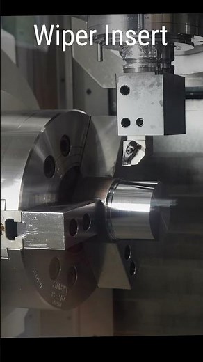 How Do Wiper Inserts Improve Surface Finish in Turning Operations?