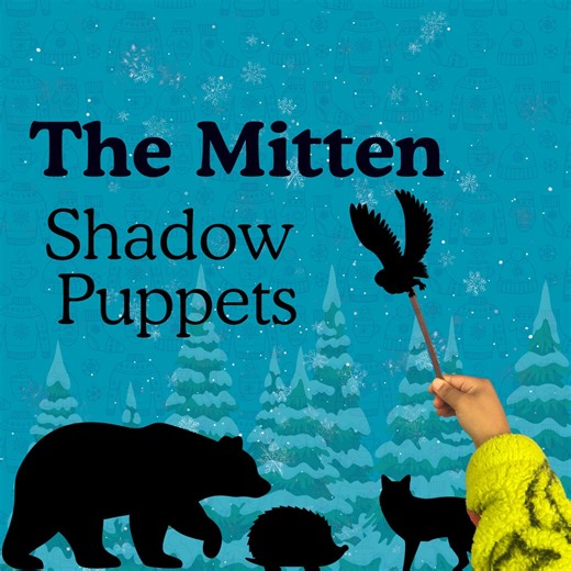 The Mitten Shadow Puppets - Etsy