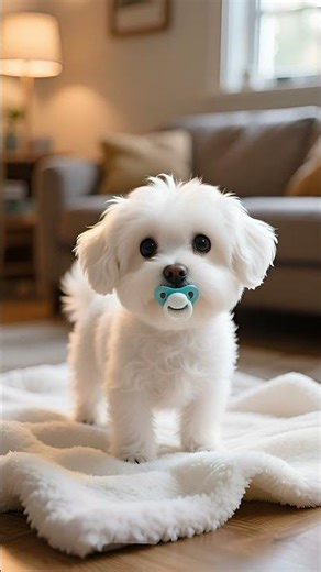 Baby Puppy with a Pacifier 😂🐶 | Cutest Funny Dog Short