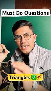 Class 10 Maths | Triangles | NCERT Important Questions | CBSE Boards