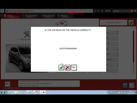 Lexia 3 PP2000 PSA Peugeot Citroen Diagnostic tool test on Peugeot 206+