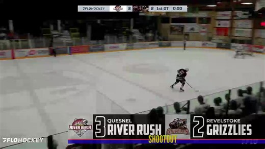 Friday Night #KIJHL action ... The Quesnel River Rush earned a much needed win over a tough Revelstoke Grizzlies side in a shootout. The Rush moved into a 2nd place tie in the Doug Birks ... | Kootenay International Junior 'A' Hockey League