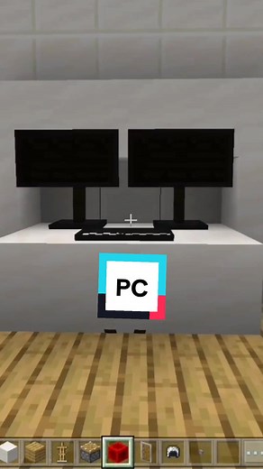 How to Make a Gaming Setup in Minecraft | Easy PC Build Tutorial