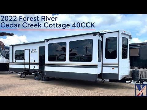 ULTIMATE Destination RV!! 2022 Forest River Cedar Creek Cottage 40CCK Virtual Tour