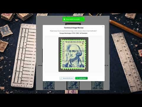 AI Stamp ID: Now to use the digital Margin & Perforation Gauge Editor